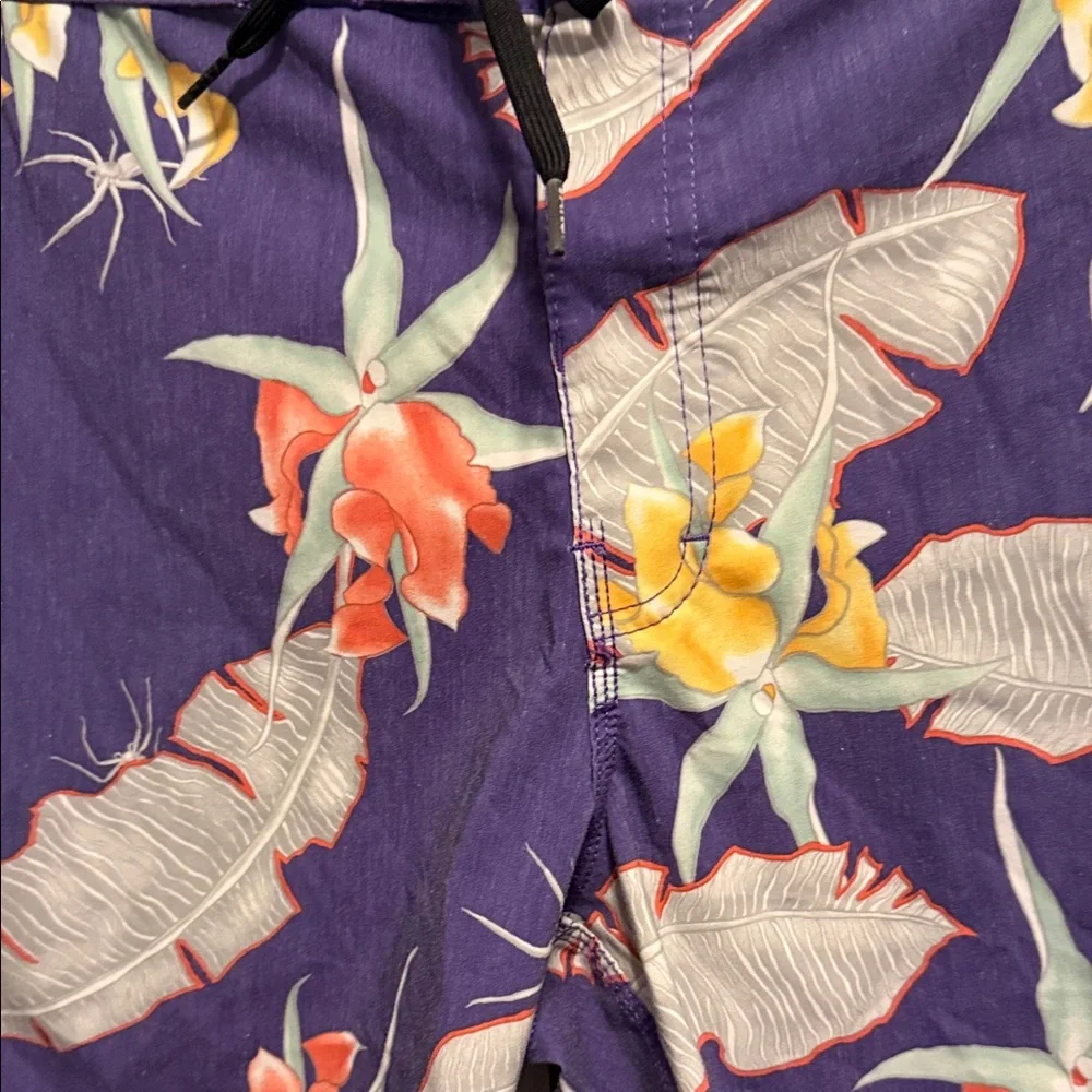 Men's Vans Off The Wall Board‎ Shorts Size 34 Purple Floral
